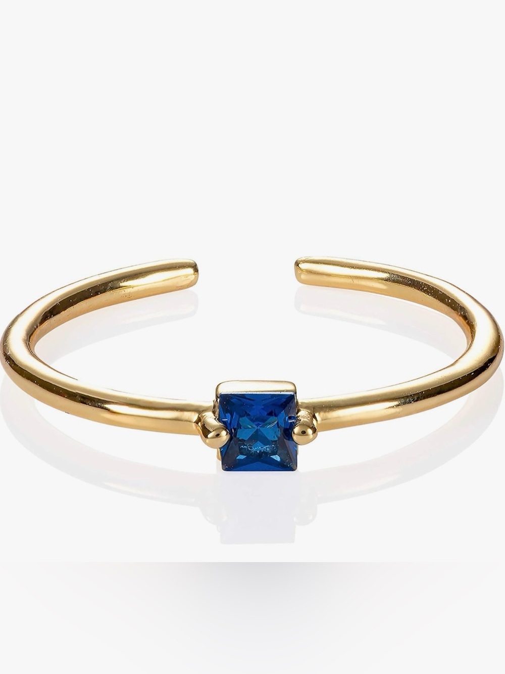 ** 3 For $15  ** Gold Sapphire Princess Ring